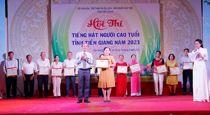 Tổng kết và trao giải Hội thi Tiếng hát NCT tỉnh Tiền Giang năm 2023